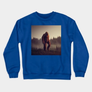 Sasquatch in Nature Crewneck Sweatshirt